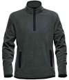 FPL-1 Stormtech Shasta Tech 1/4 Zip Fleece Graphite Grey / Black colour image